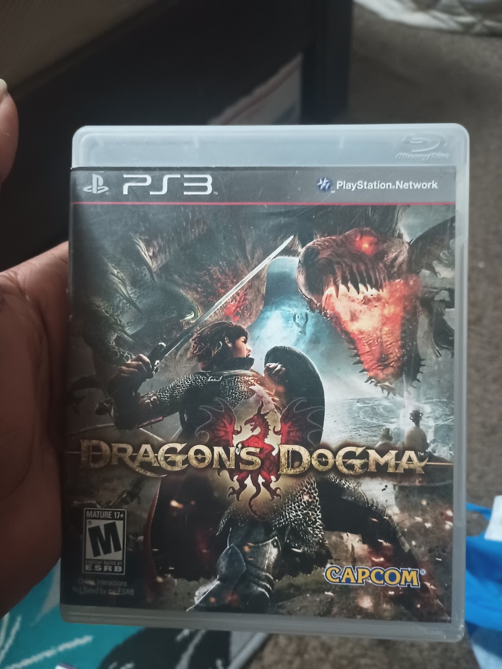 Dragon's Dogma PS3 Game - Black/Gray Cover